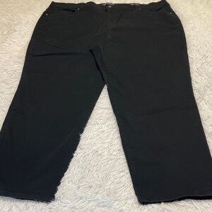 Gloria Vanderbilt AMANDA SIZE 24W Black Denim Jeans